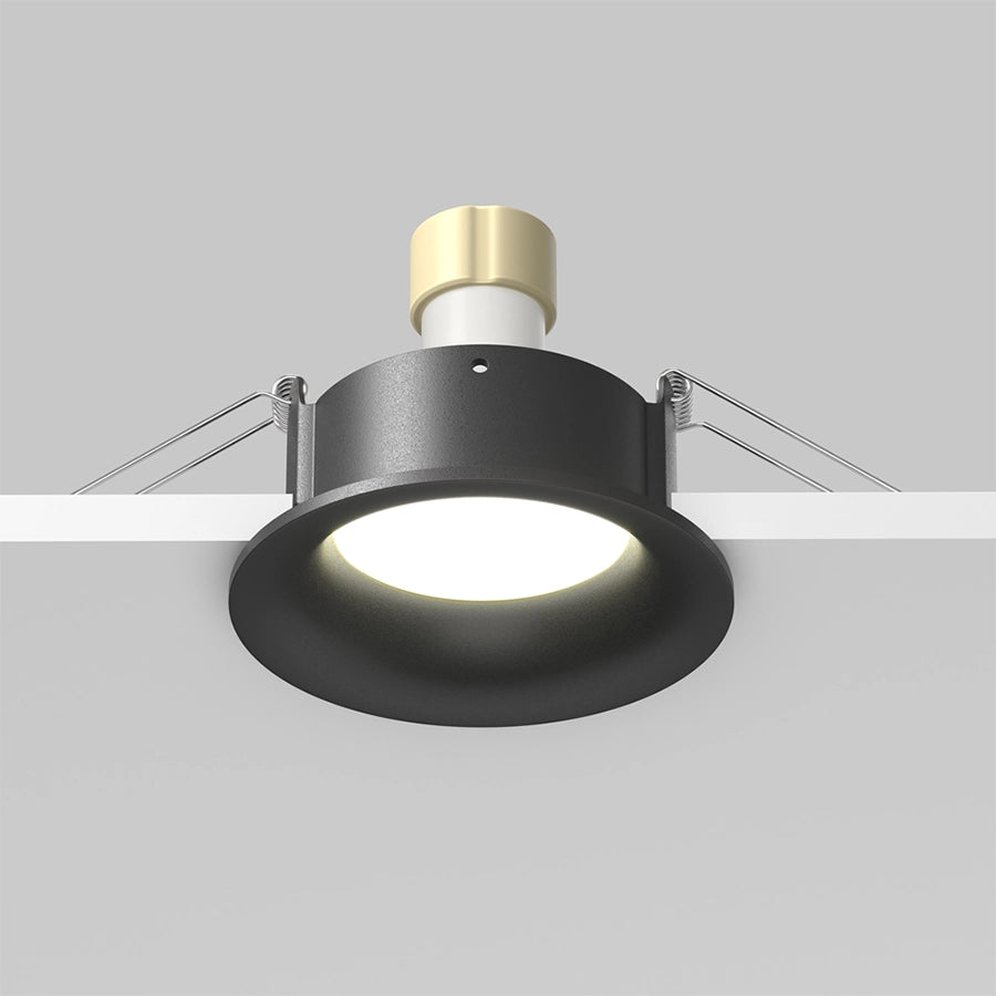 Spot negru din metal Downlight Slim Maytoni
