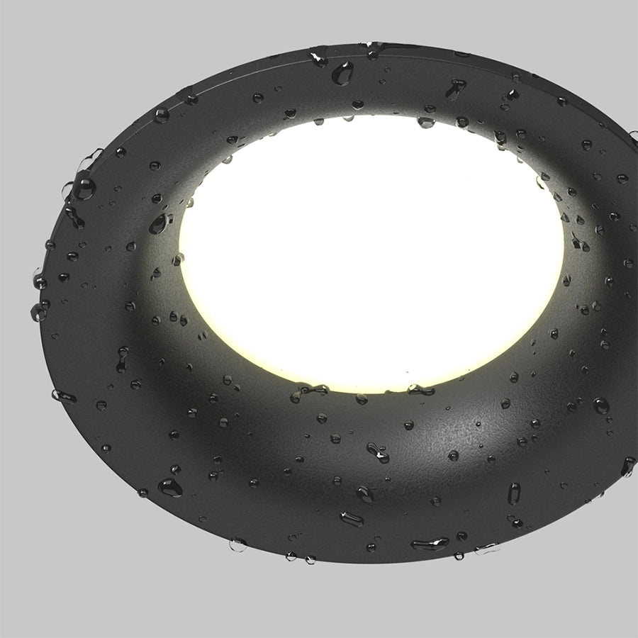 Spot negru din metal Downlight Slim Maytoni