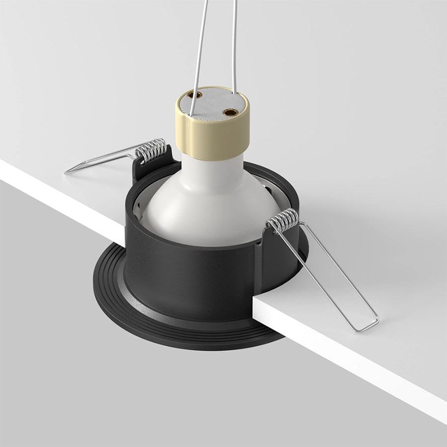 Spot negru din metal Downlight Slim Maytoni