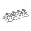 Suport silver pentru lumanari 60 cm Abstract
