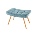 Taburet albastru din poliester Scandinavia