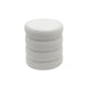 Taburet alb din material boucle 40 cm Vogue