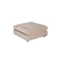 Taburet bej din chenille 100 cm Soho