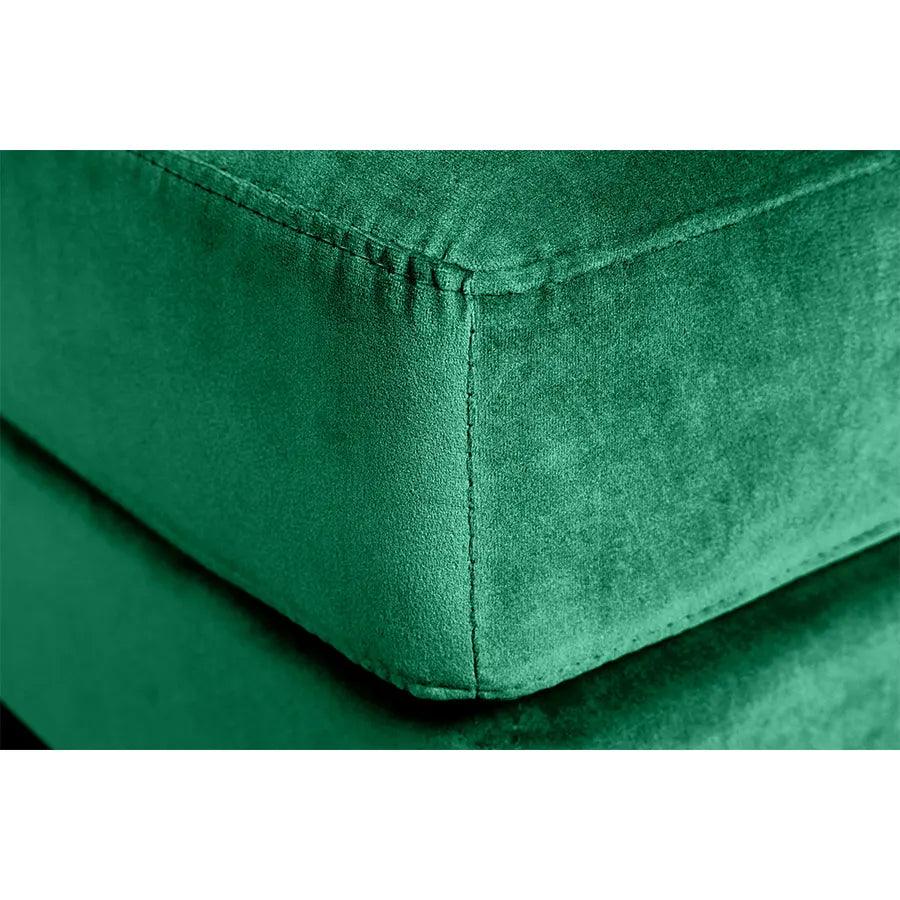 Taburet verde din catifea Cozy 80 cm Invicta Interior