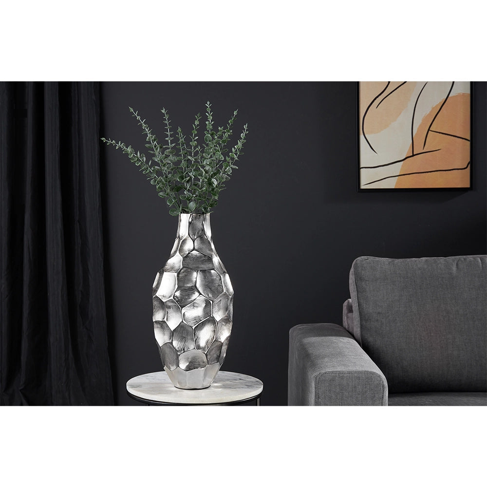 Vaza silver din aluminiu Organic 45 Invicta Interior