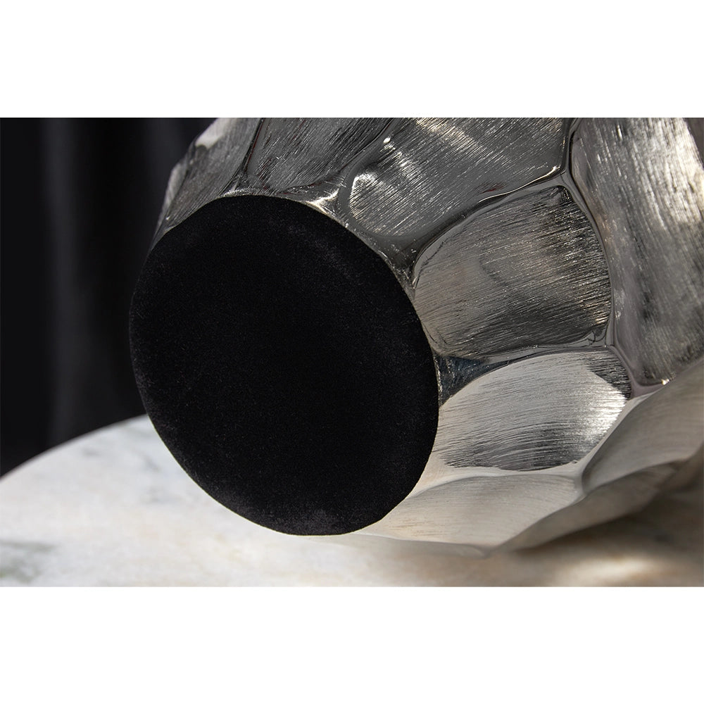 Vaza silver din aluminiu Organic 45 Invicta Interior