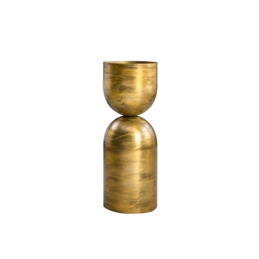 Vaza gold din fier 70 cm Sandglass