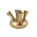 Vaza gold din metal 25 cm Kiya