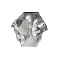 Vaza silver din aluminiu 25 cm Liquid