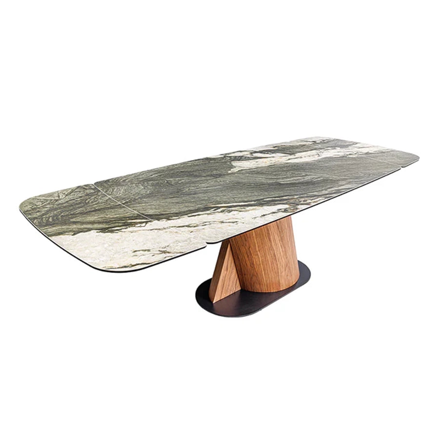 Masa dining extensibila gri-grej 180-260 cm Elements