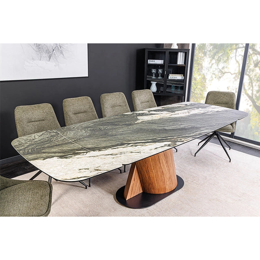Masa dining extensibila gri-grej 180-260 cm Elements