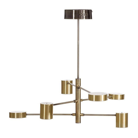 Candelabru auriu din metal 80 x 65 cm IXIA