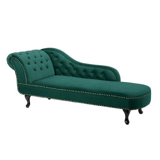 Canapea verde din catifea Chesterfield Invicta Interior