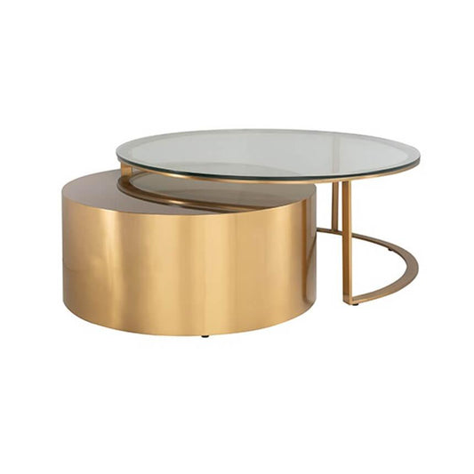 Set de 2 masute gold Orlan Richmond Interiors