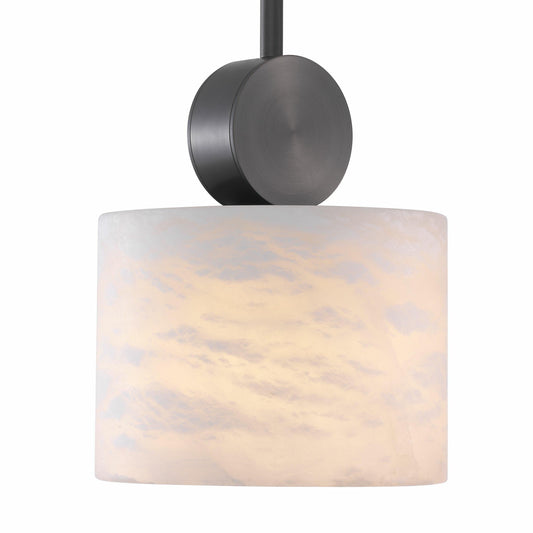 Lustra alba rotunda din alabastru Etruscan Eichholtz