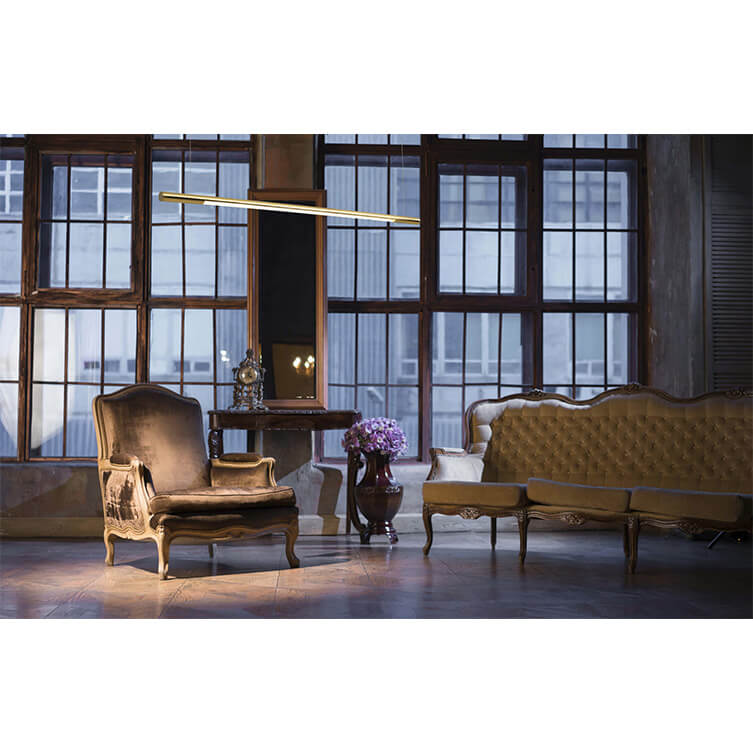 Lustra gold din metal Organic Maxlight