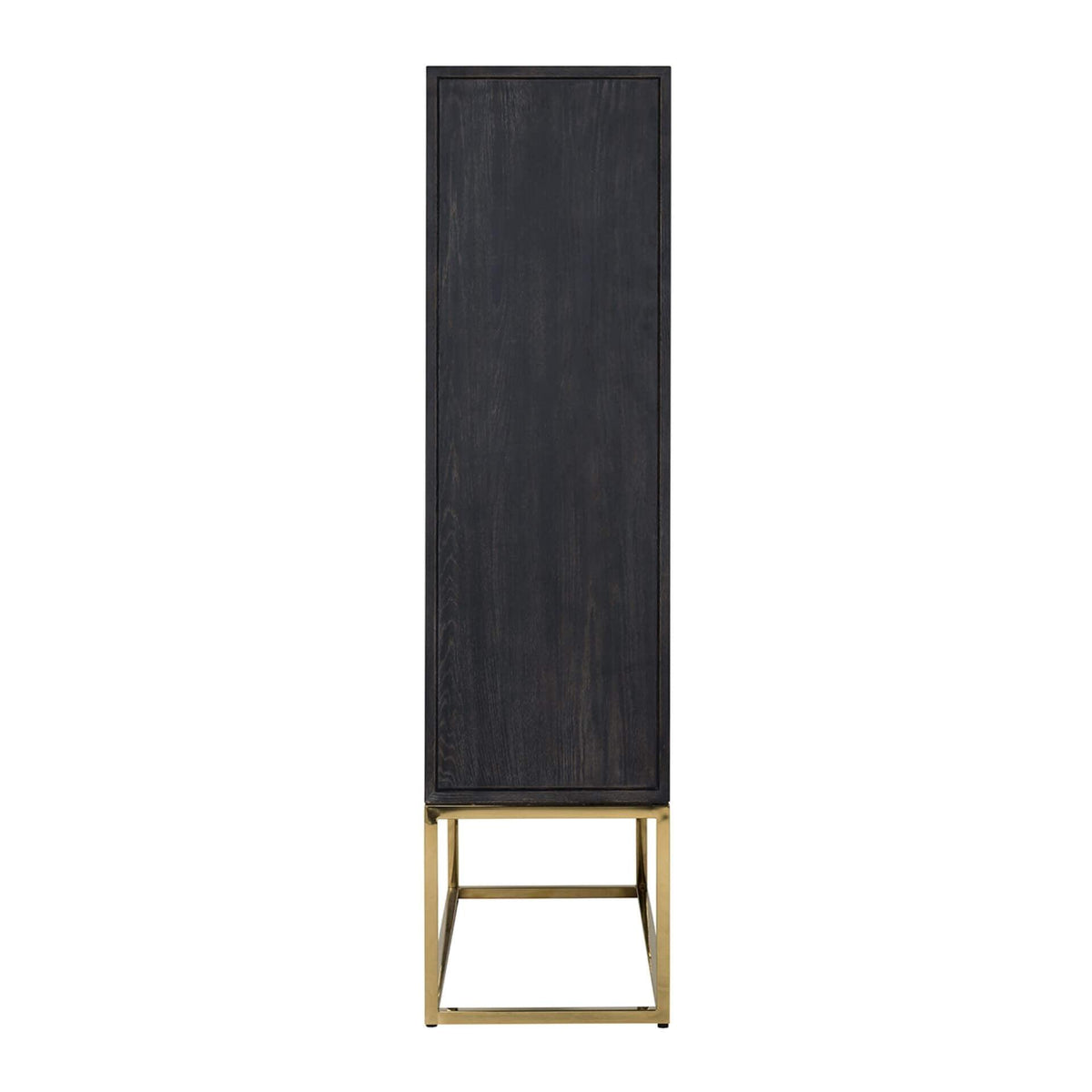 Dulap negru gold din lemn Blackbone Richmond Interiors