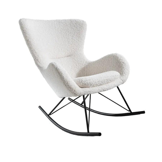 Balansoar alb boucle Scandinavia Invicta Interior - Poetic Store