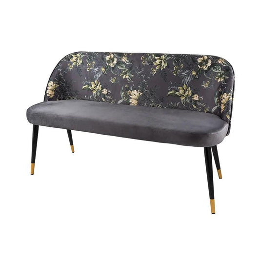 Banca gri din poliester Design Invicta Interior - Poetic Store