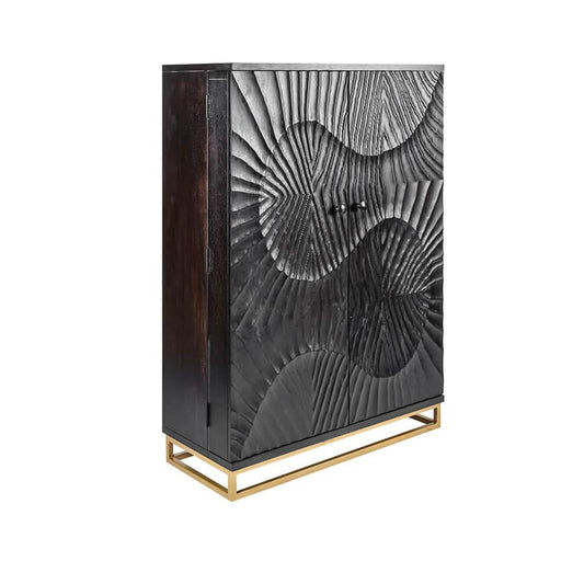 Bar negru din lemn 141 cm Scorpion Invicta Interior1