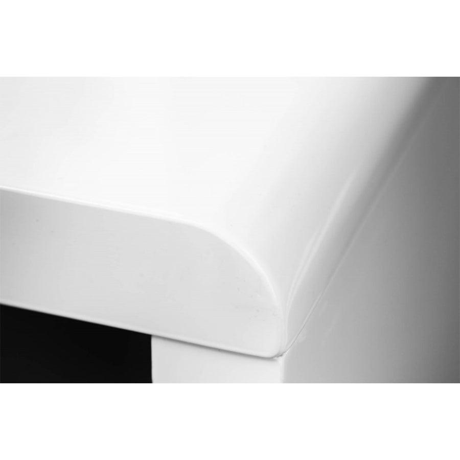 Birou alb din MDF Fast Trade 120 cm Invicta Interior8