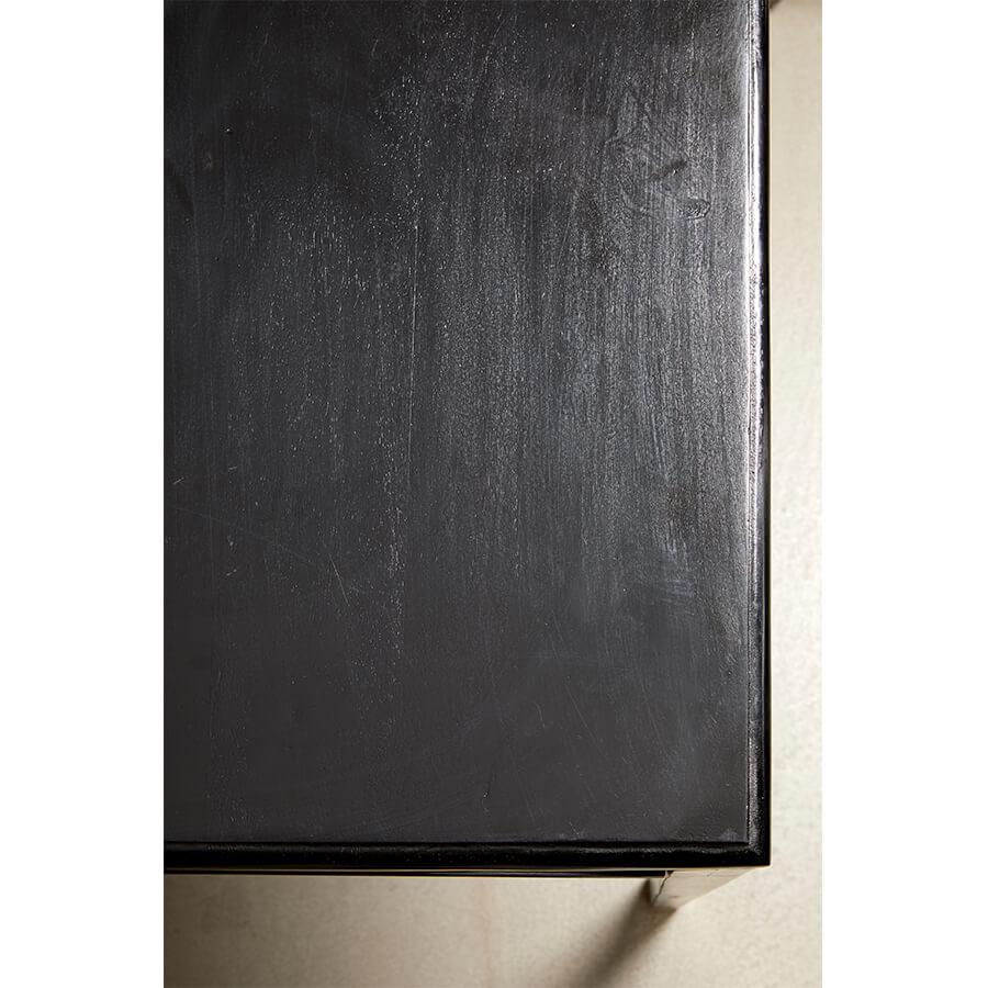 Birou negru din lemn de mango EMS Nordal3