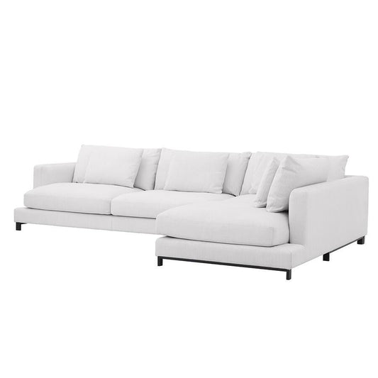 Canapea alba din poliester Burbury Lounge Eichholtz1