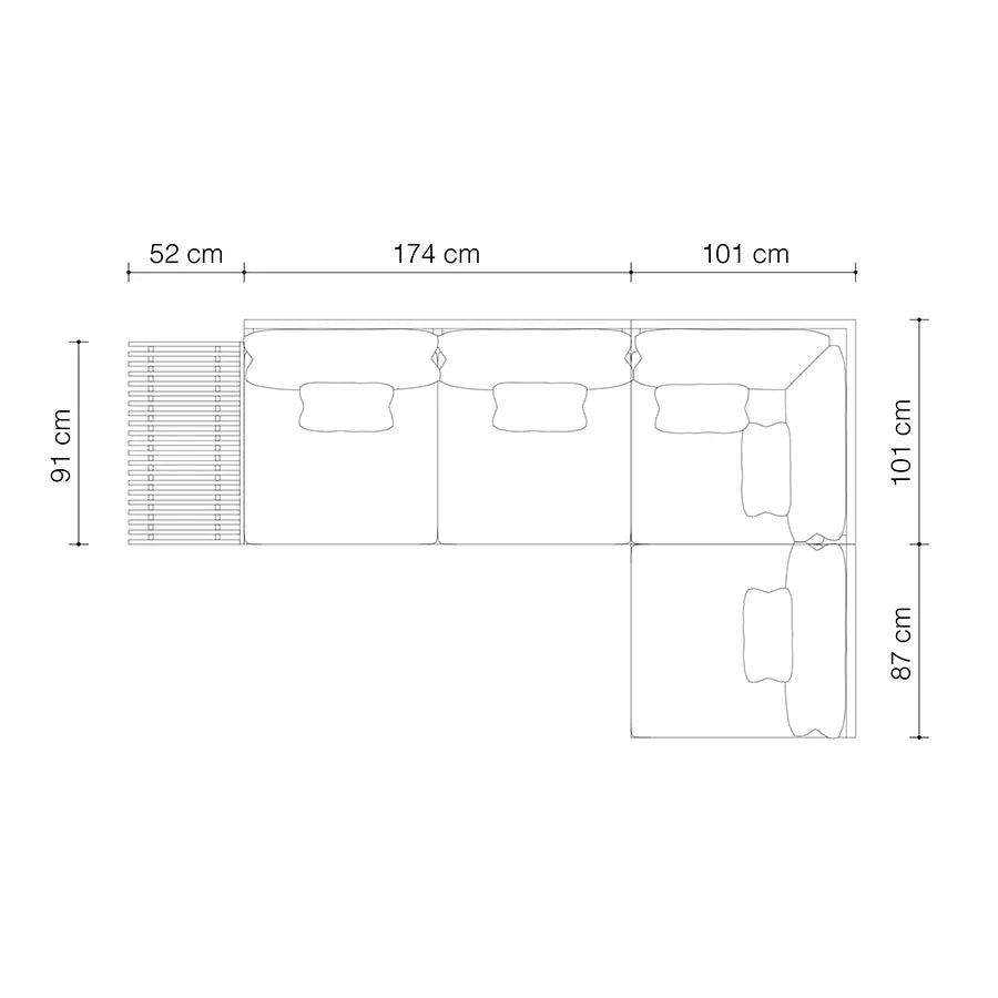 Canapea crem pentru exterior Royal Eichholtz6