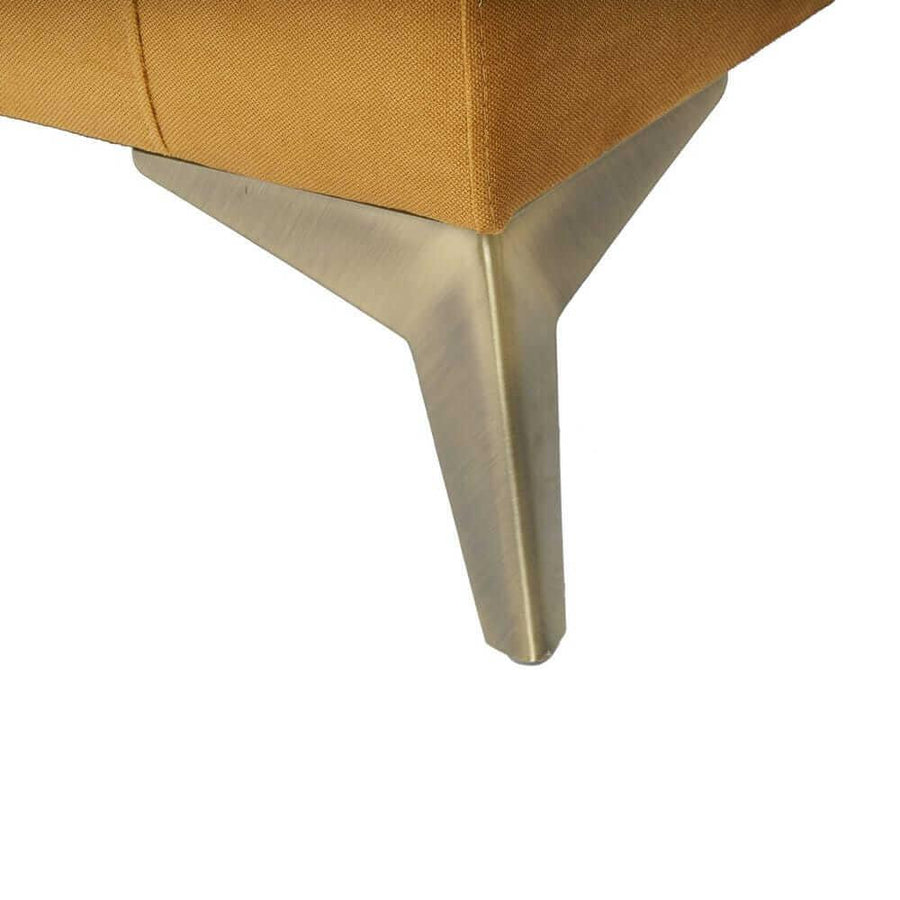 Canapea mustar din poliester 170 cm Tile Ixia9