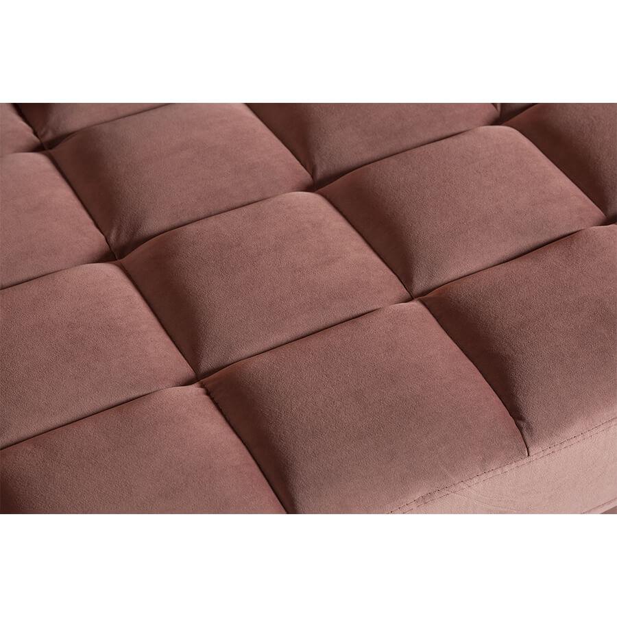 Canapea roz din catifea Cozy Invicta Interior4