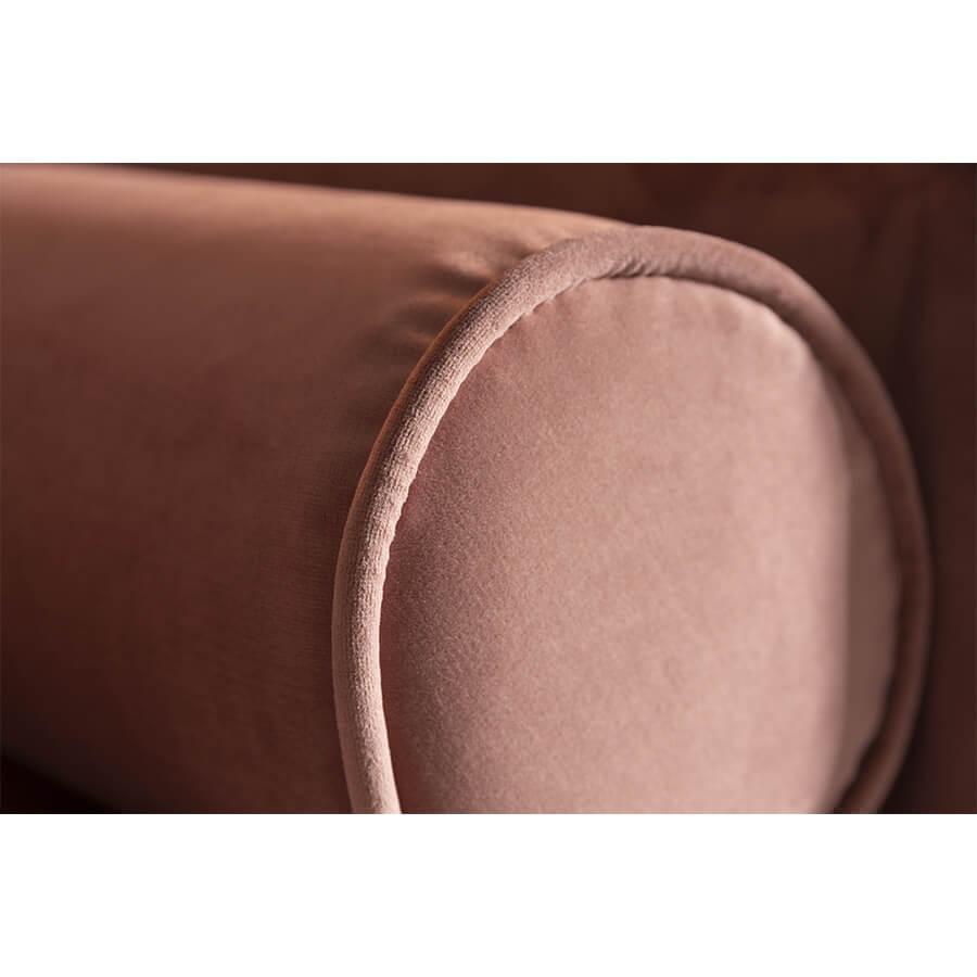 Canapea roz din catifea Cozy Invicta Interior5