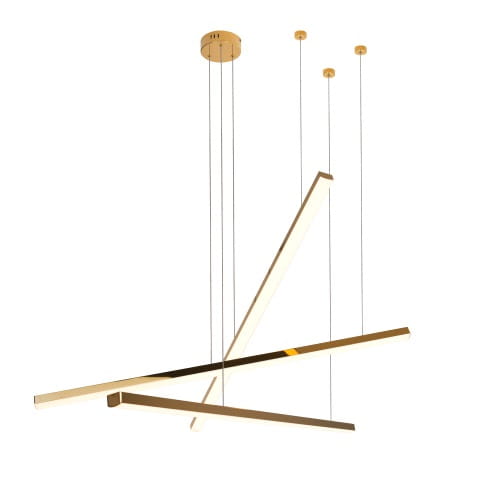 Candelabru dimabil gold din inox Trio Maxlight - Poetic Store