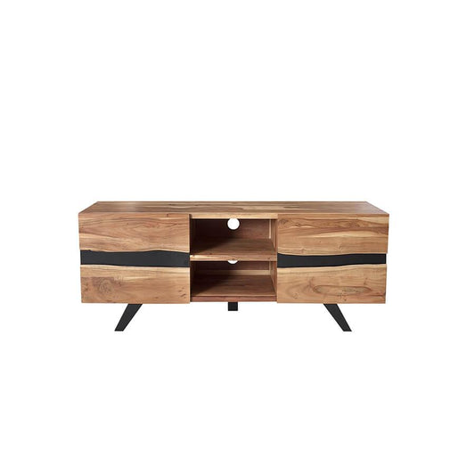 Comoda TV maro din lemn 160 Amazonas Invicta Interior1