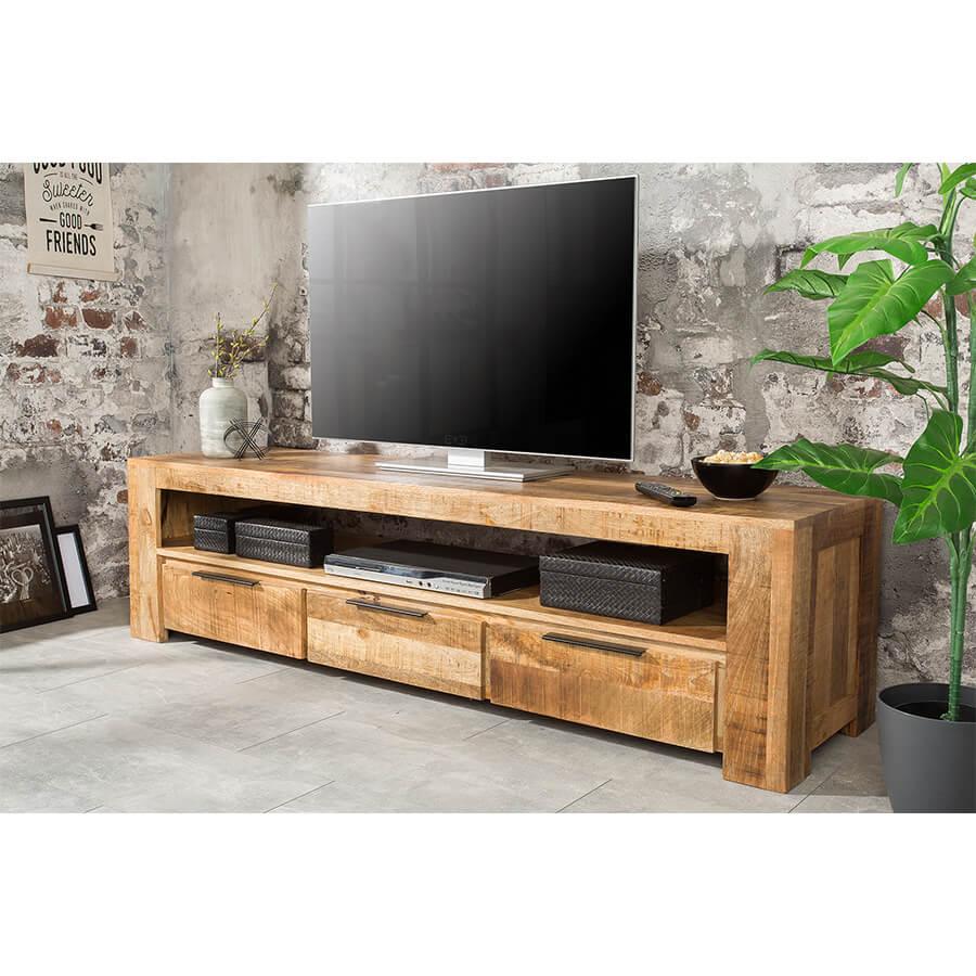 Comoda TV maro din lemn 170 cm Craft Invicta Interior2