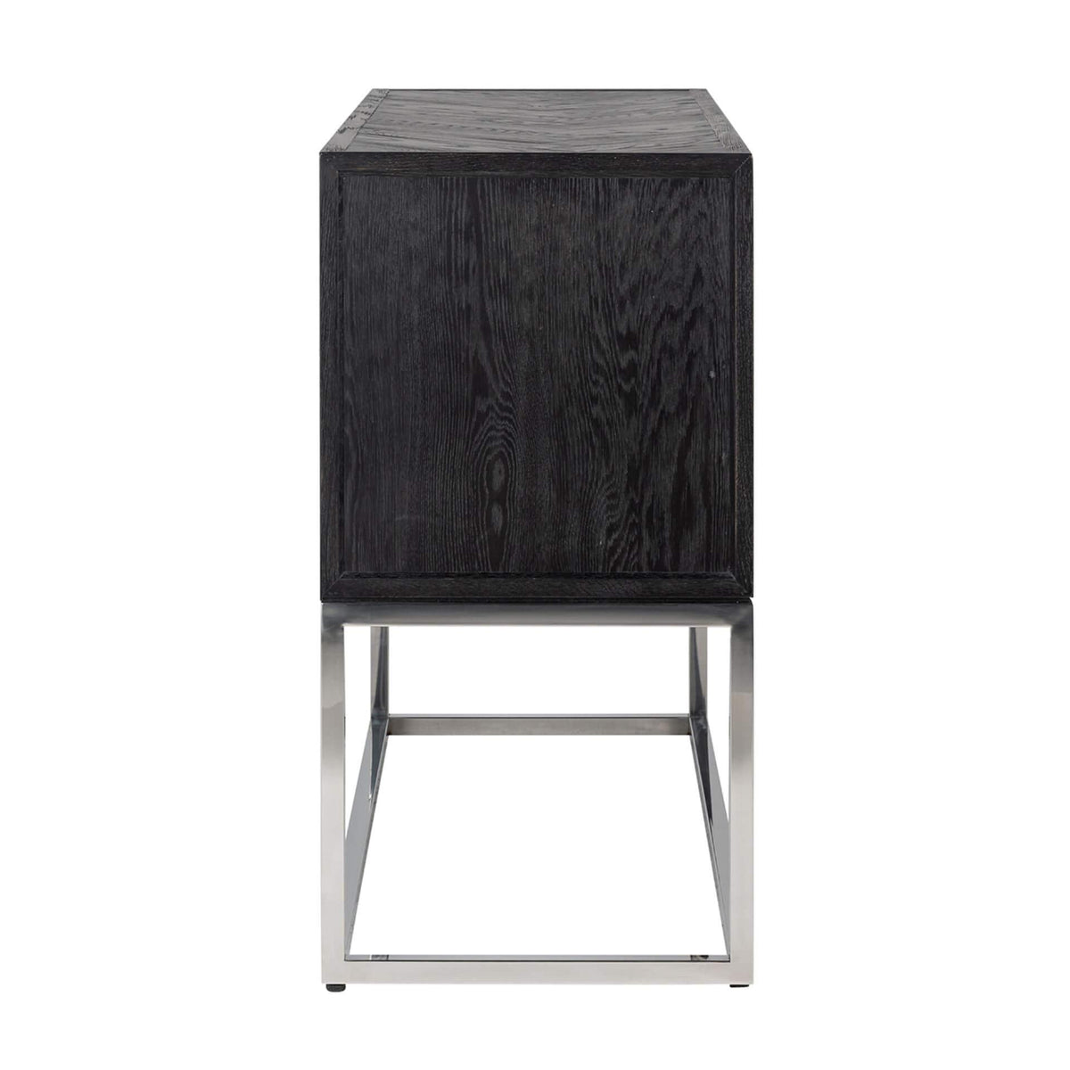 Comoda neagra silver 108 cm Blackbone Richmond Interiors4