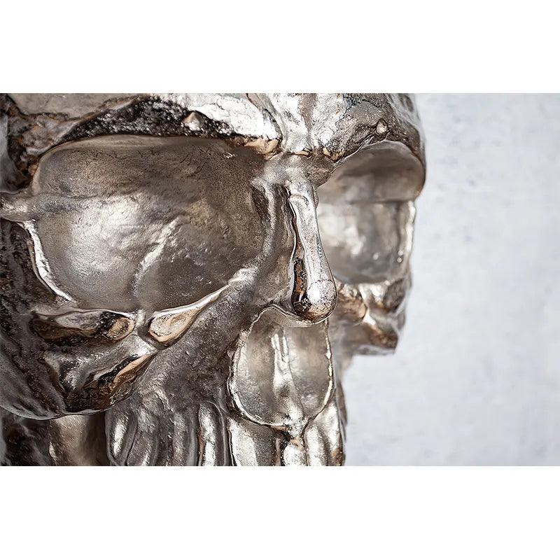 Decoratiune silver de perete Skull Invicta Interior