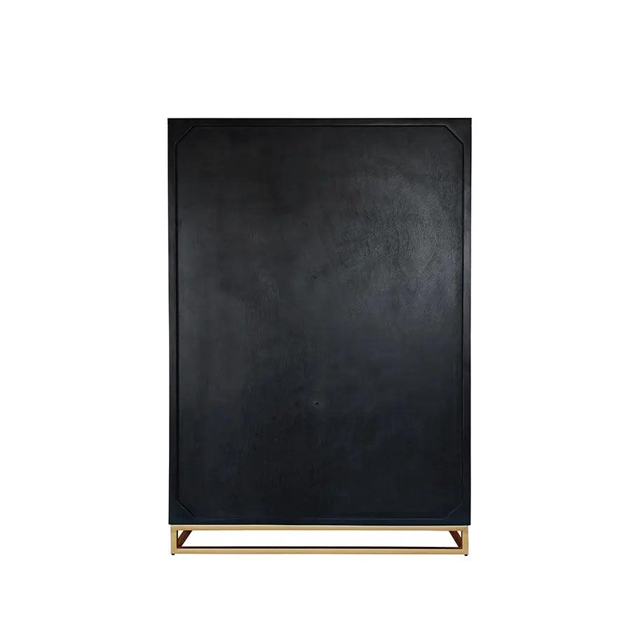 Dulap negru din lemn Angel Invicta Interior4
