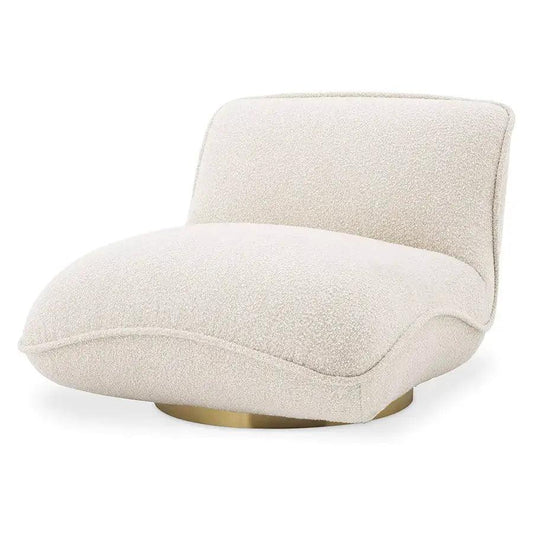 Fotoliu alb din poliester Relax Eichholtz1