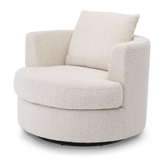 Fotoliu alb pivotant Felix Eichholtz1