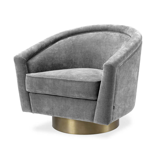 Fotoliu gri rotativ Catene Eichholtz1