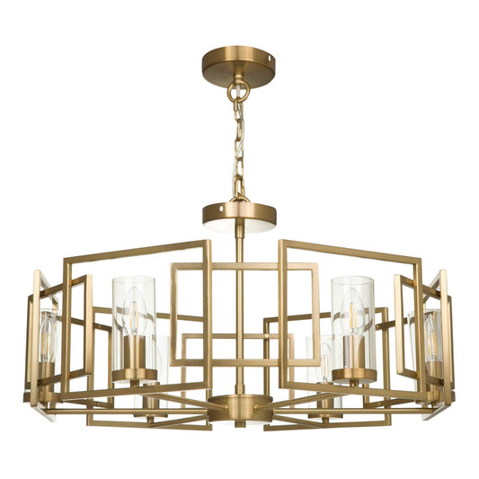 Candelabru gold din metal cu 6 becuri Bowi Maytoni