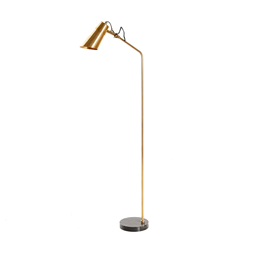 Lampadar gold din metal Floor Marble Invicta Interior - Poetic Store