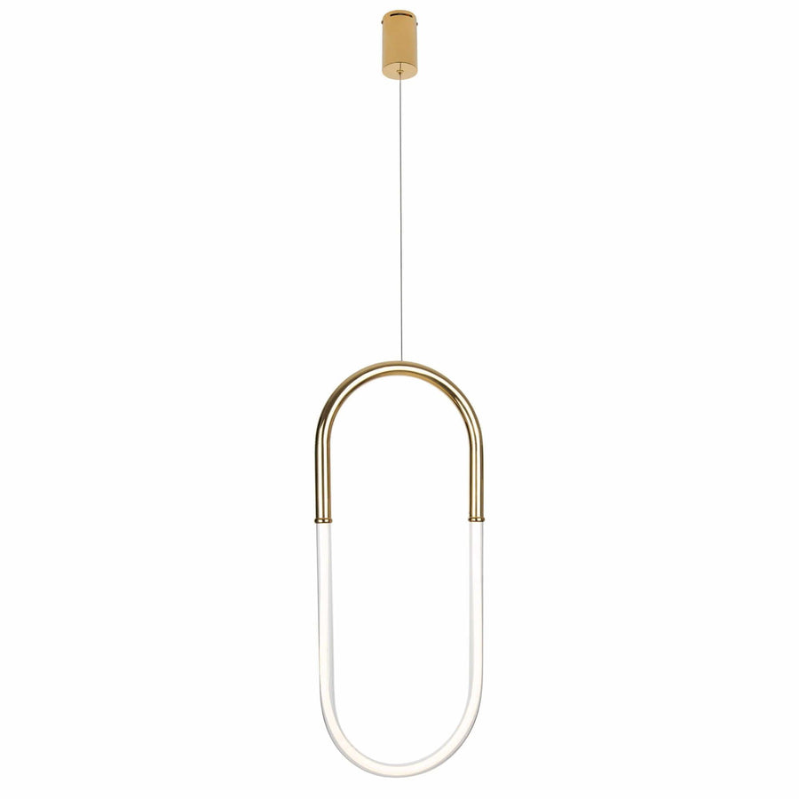 Lustra gold din inox Olivia Single Maxlight1