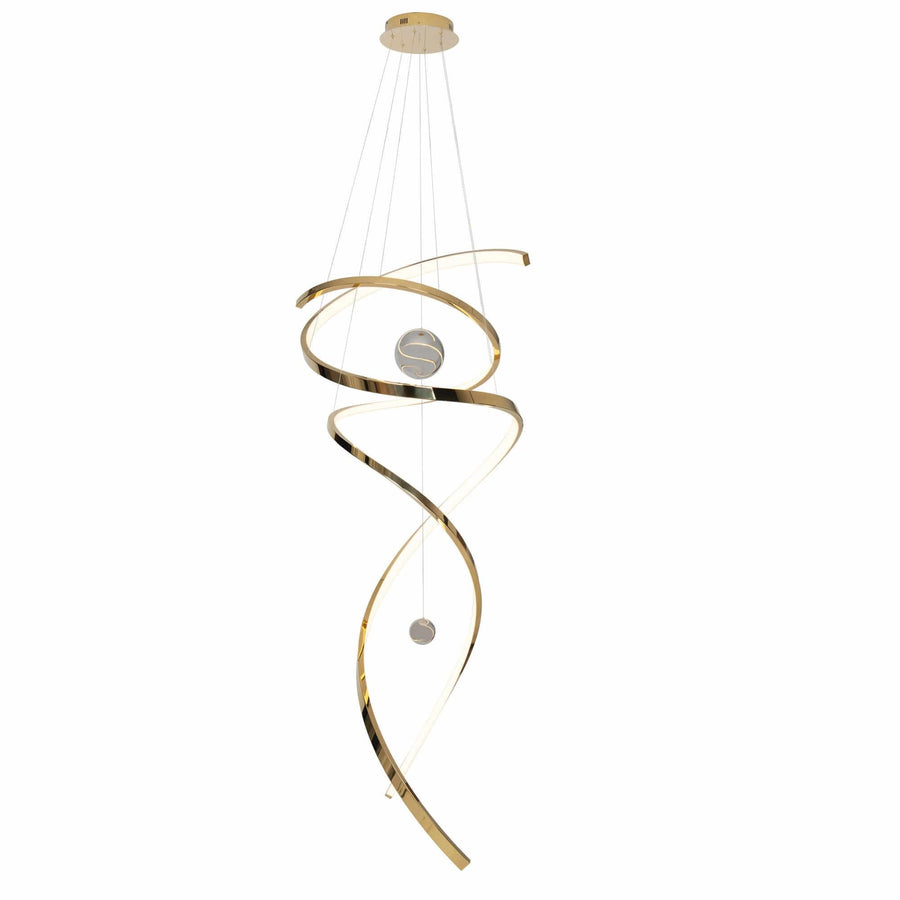 Lustra gold din inox Ritz Maxlight