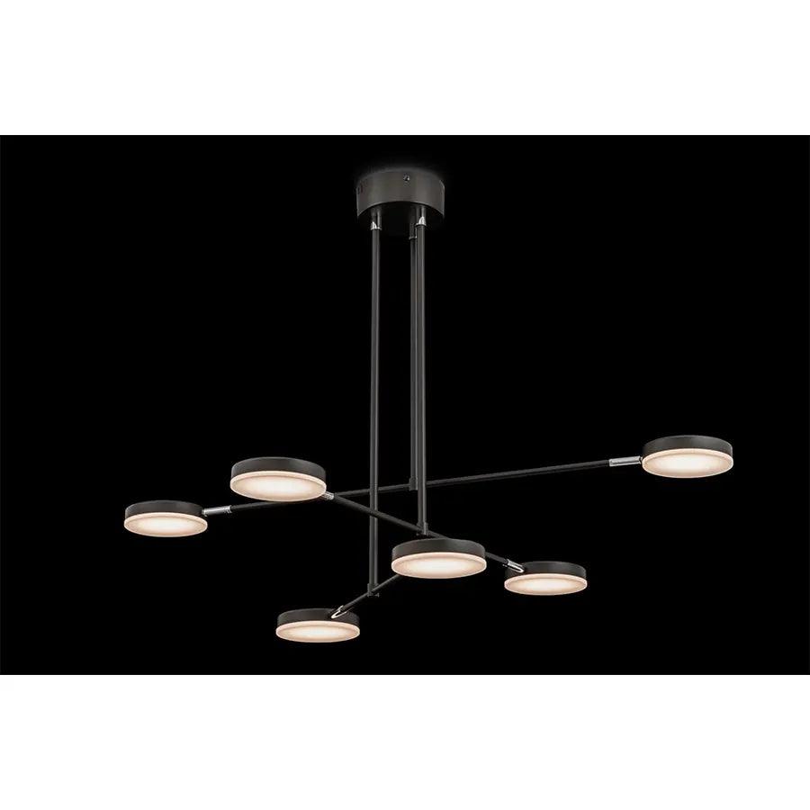 Lustra neagra cu 6 LED-uri Fad Maytoni3