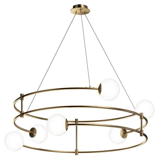 Lustra gold din metal Balance Long Maytoni - Poetic Store