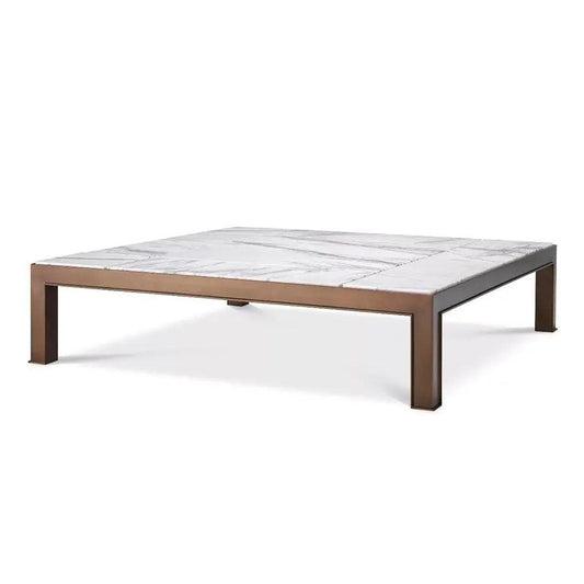 Masa cafea alba din marmura Tardieu Eichholtz1