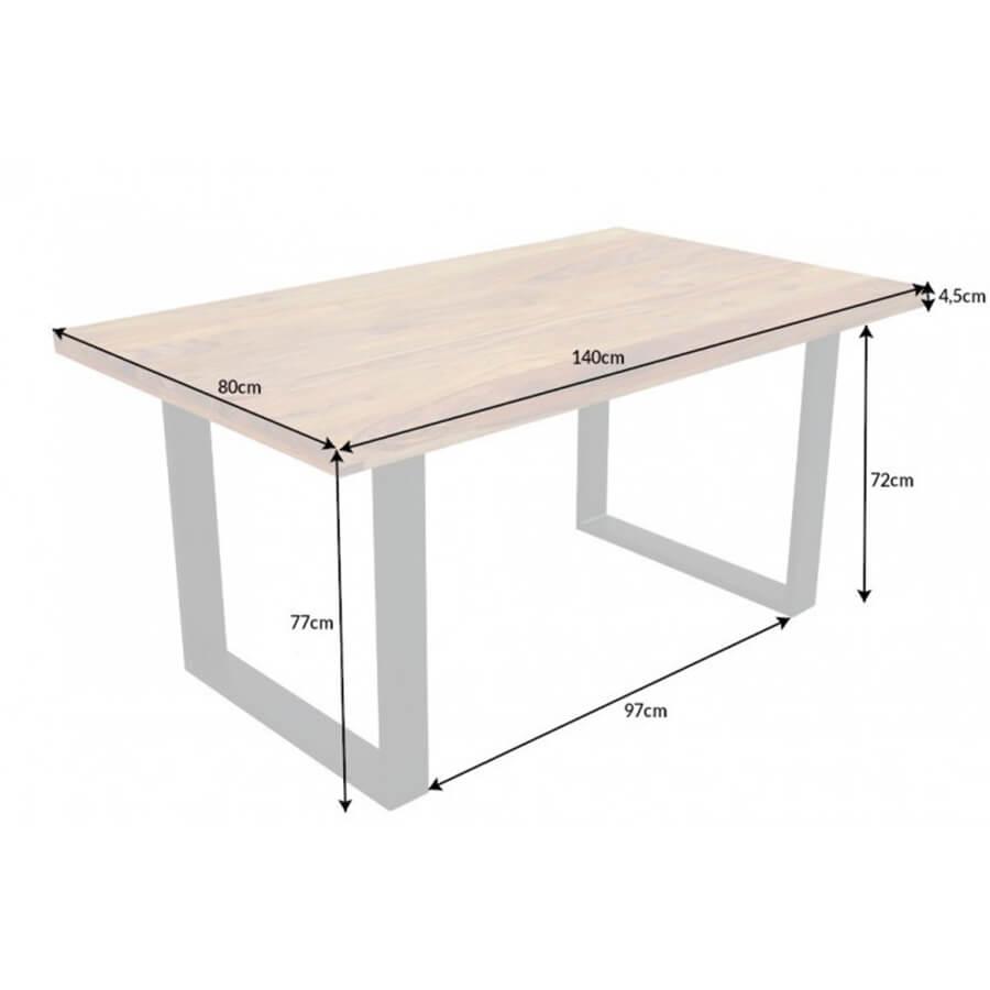 Masa dining maro 140 cm Iron Craft II Invicta Interior7