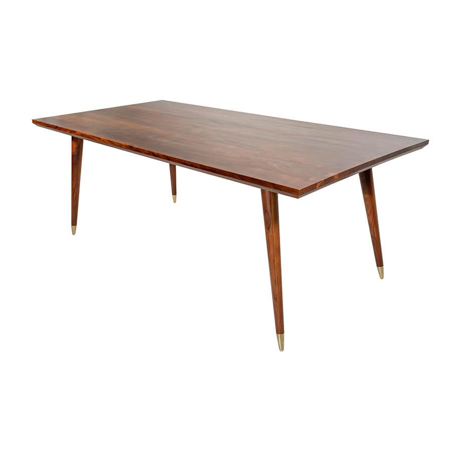 Masa dining maro inchis 160 cm Mystic Invicta Interior1