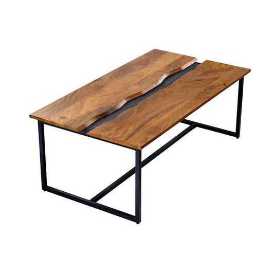 Masa cafea maro Amazonas 110 cm Invicta Interior - Poetic Store